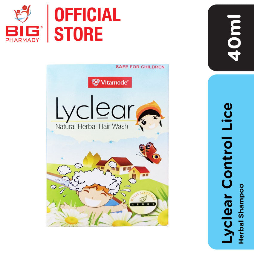VITAMODE LYCLEAR CONTROL LICE HERBAL SHAMPOO 40ML