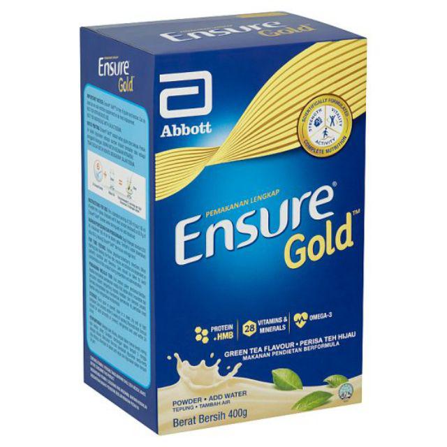 ENSURE GOLD GREEN TEA 400G BIB