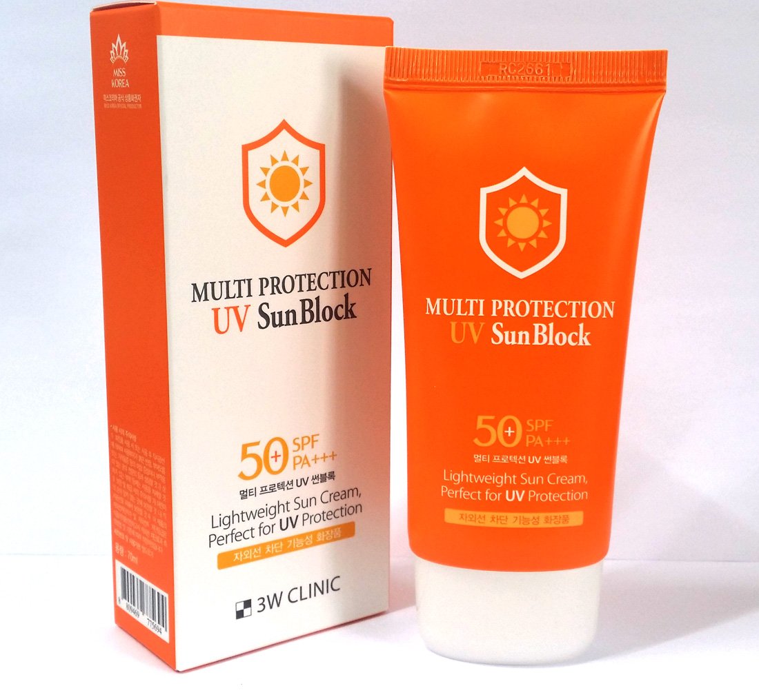 3W CLINIC MULTI PROTECTION UV SUNBLOCK SPF 50 70ML