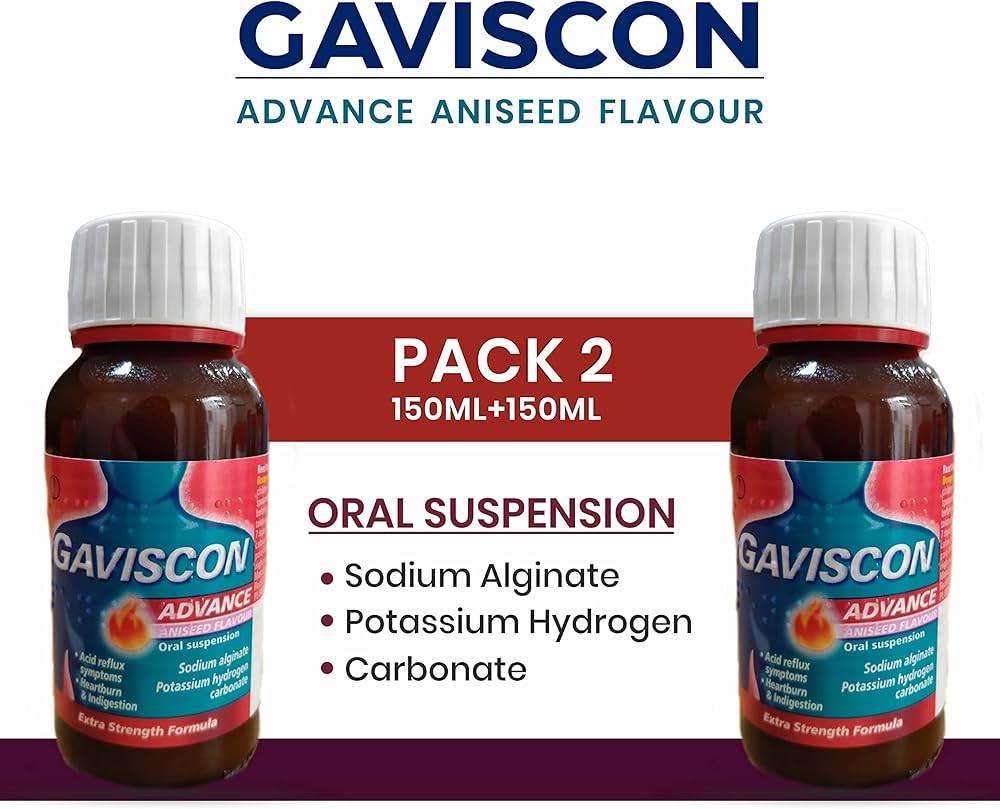 Gaviscon Advance Liquid - 150ml (Red)