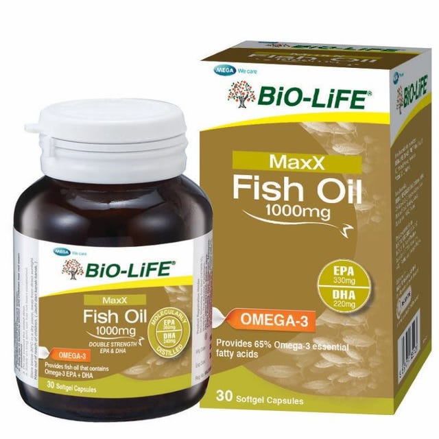 BIO-LIFE MAXX FISH OIL 1000MG 30'SX2