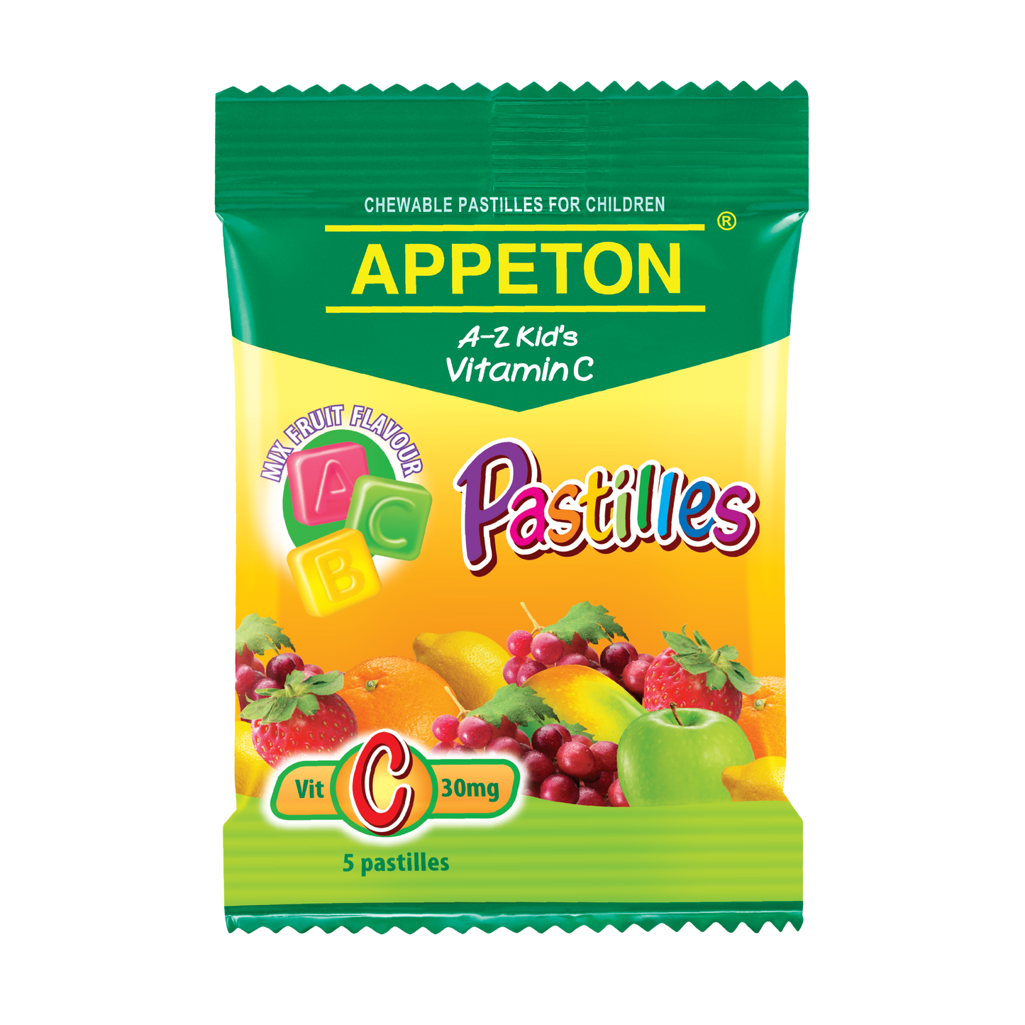 APPETON A-Z KIDS VIT C PASTILLES - 5'S