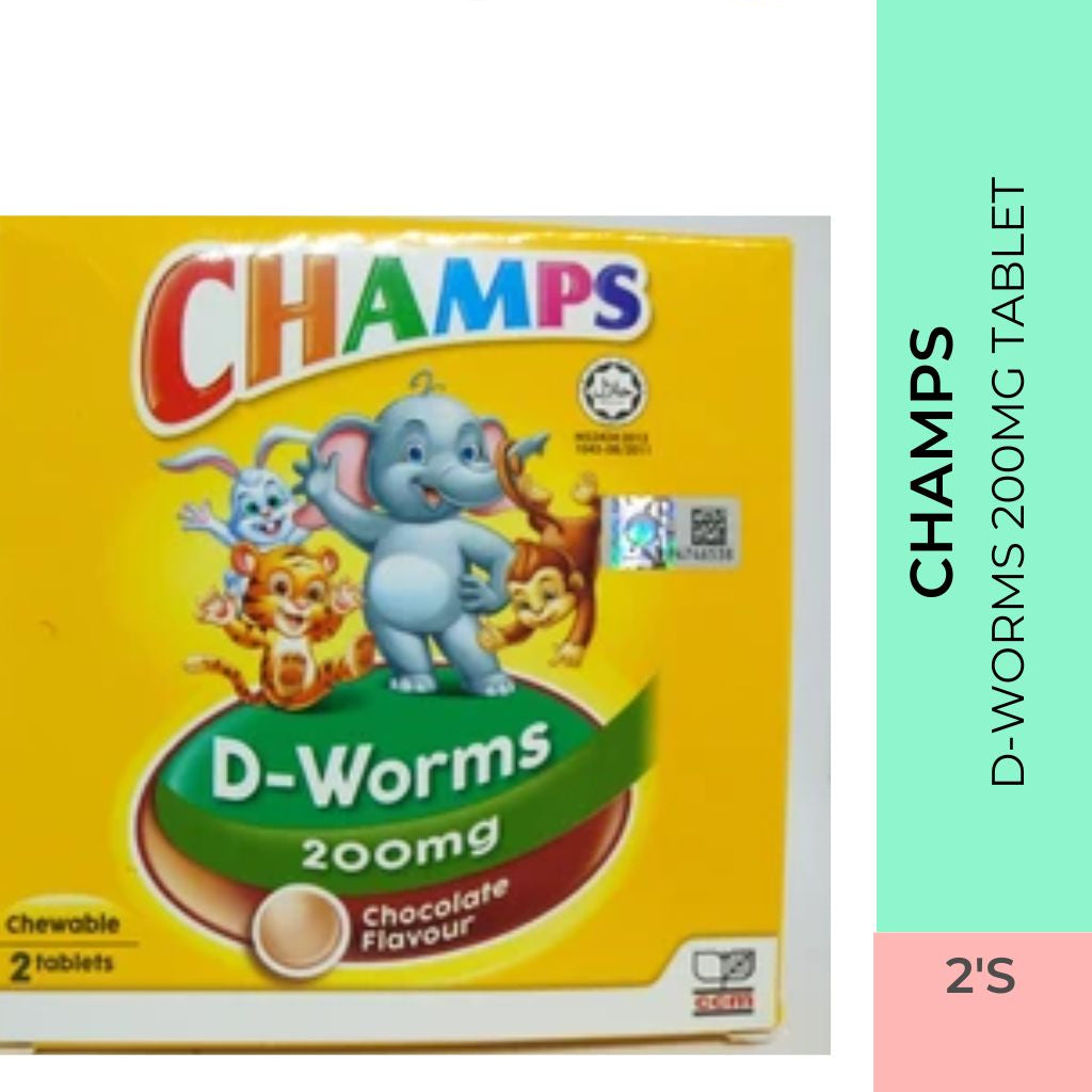 CHAMPS D-WORMS TAB 2'S