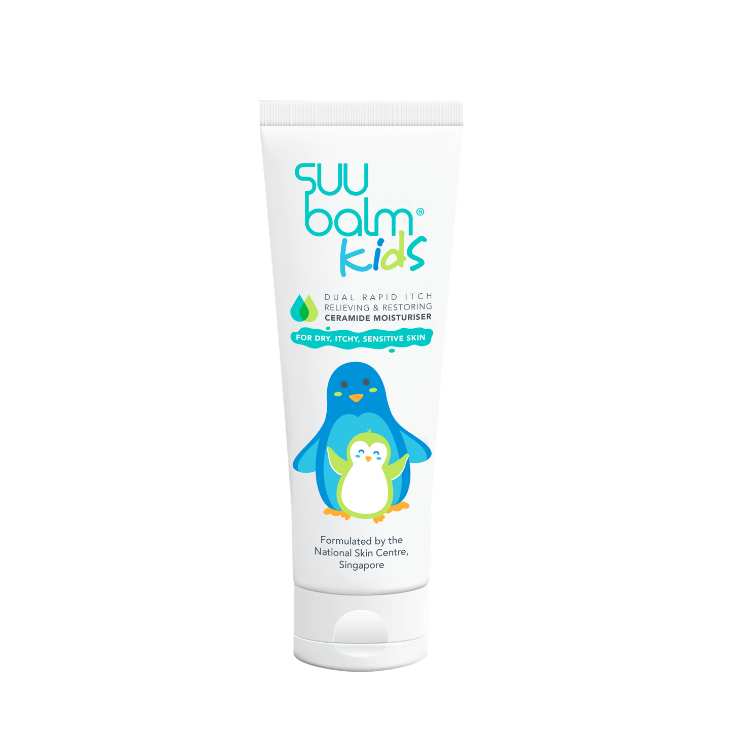 SUU BALM KIDS DUAL RAPID ITCH RELIEVING & RESTORING CERAMIDE MOISTURISER 75ML