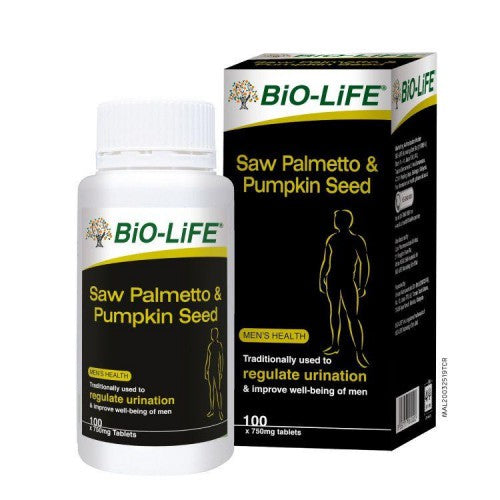 BIO-LIFE SAW PALMETTO & PUMPKIN SEEDS 30'S