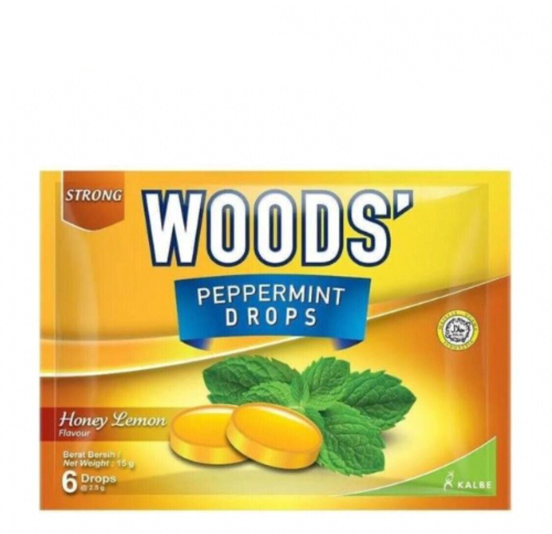 WOODS' PEPPERMINT DROP15G HONEY LEMON