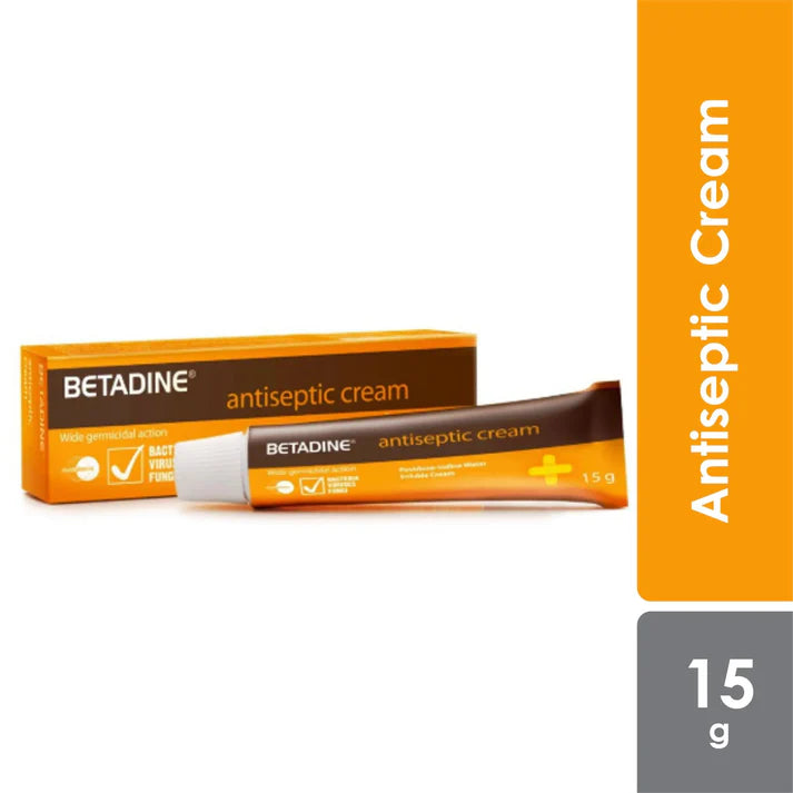 BETADINE ANTISEPTIC CREAM 5% 15G