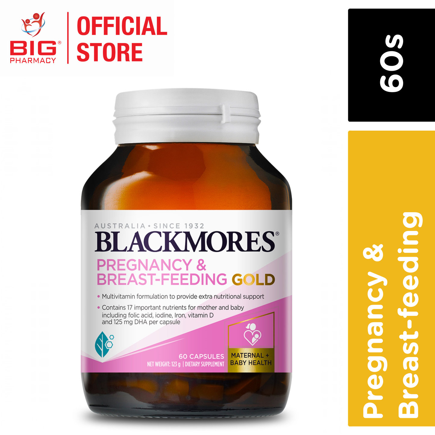 BLACKMORES PREGNANCY & BREAST FEEDING FORMULA 60S