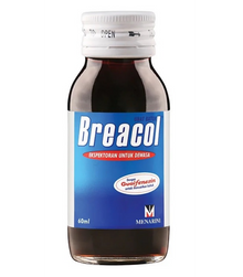 BREACOL EXPECTORANT FOR ADULT SYRUP 60ML (SMALL)