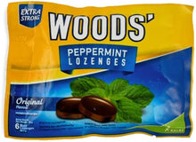 WOODS' EXTRA STRONG PEPPERMINT DROP6'S ORIGINAL