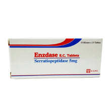 ENZDASE E.C 5MG TAB 100'S (SERRATIOPEPTIDASE)