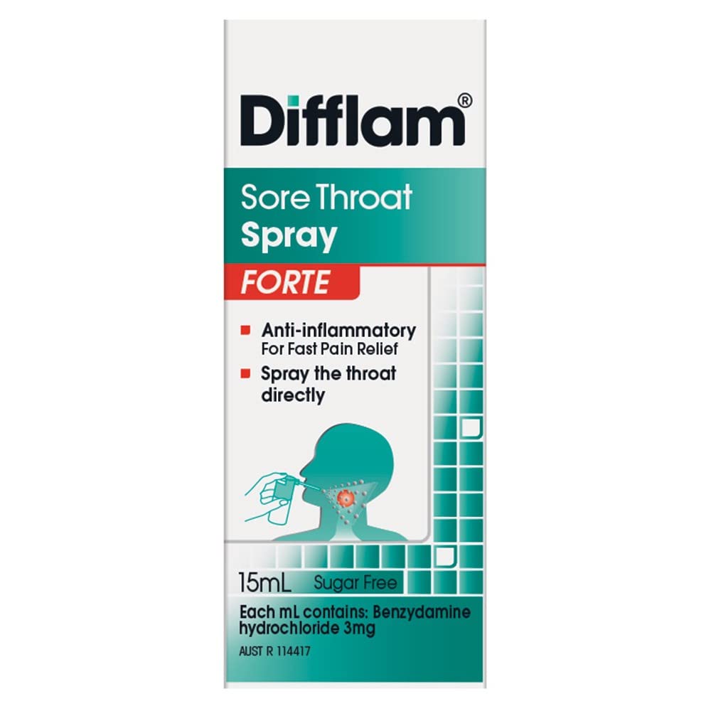 DIFFLAM FORTE THROAT SPRAY 15ML