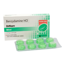 DIFFLAM LOZENGES MINT (GREEN) 2X8'S