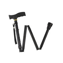 HOSPITECH FOLDABLE WALKING STICK BLACK