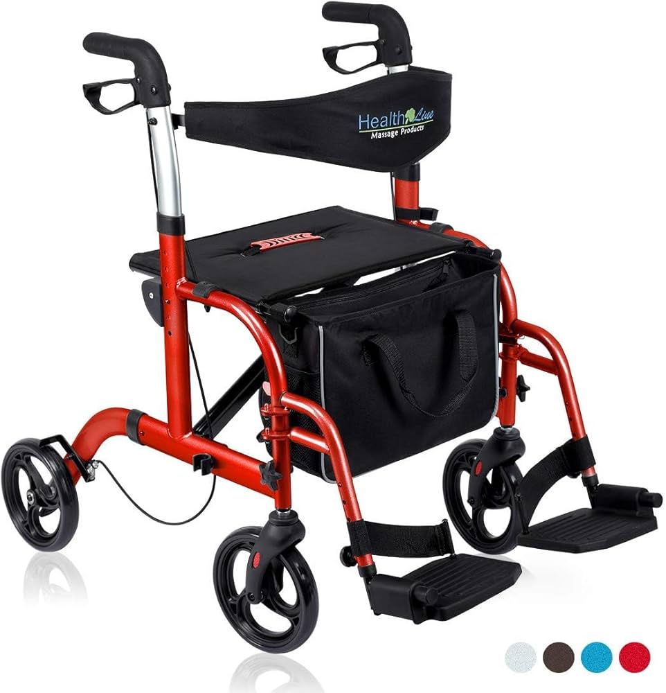 BEHEALTH ALUMINIUM 2 IN 1 ROLLATOR