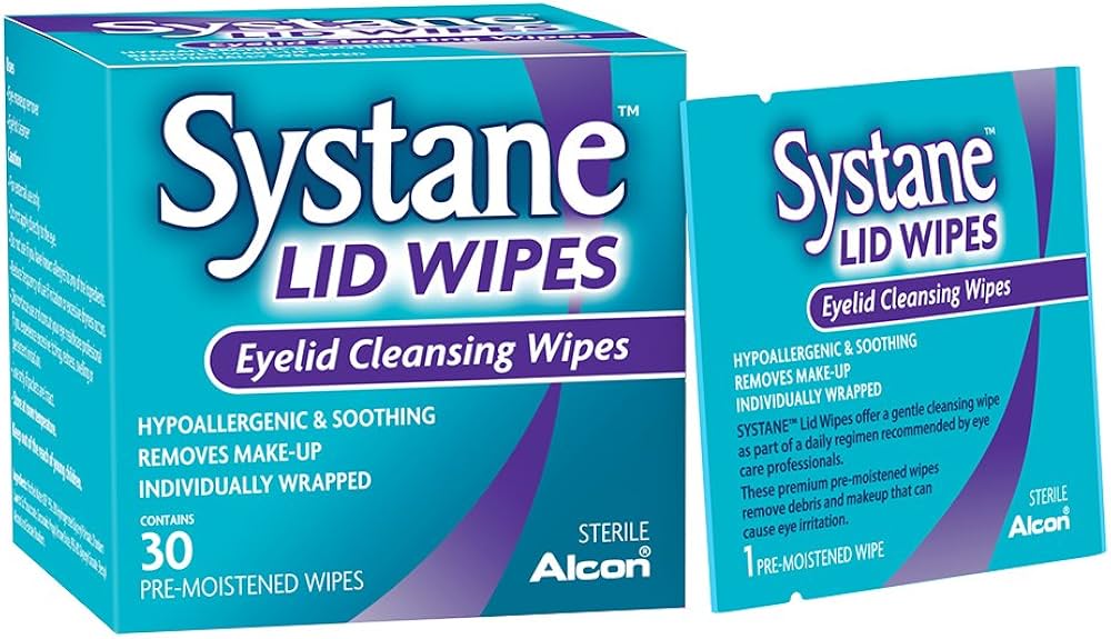 ALCON SYSTANE LID WIPES 30'S