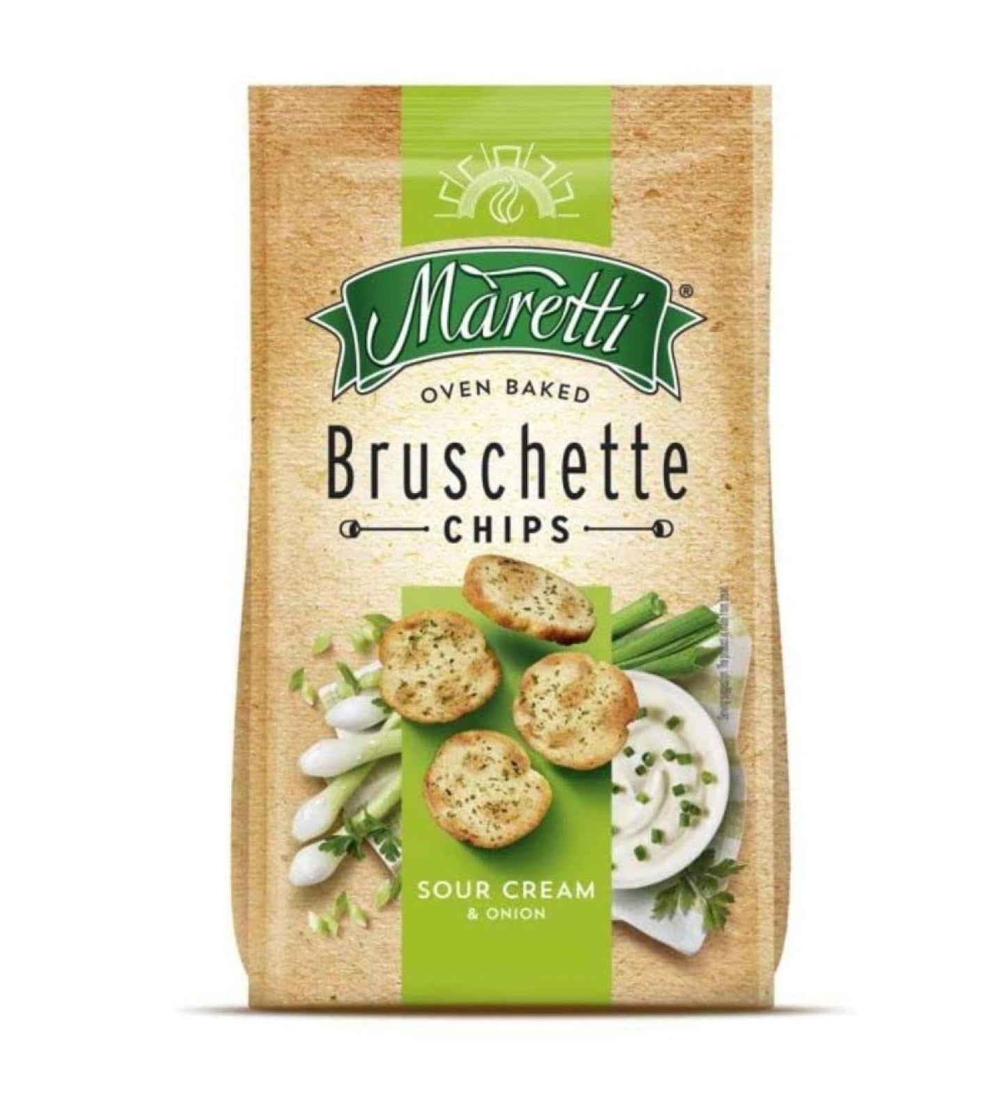BRUSCHETTE MARETTI SOUR CREAM & ONION 70G