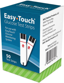 EASYTOUCH BLOOD GLUCOSE TEST STRIP (50'S)