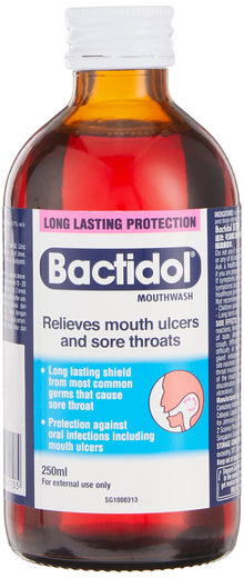 BACTIDOL MOUTH WASH 250ML