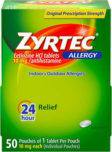 ZYRTEC 10MG TAB 10'S (5X10'S)