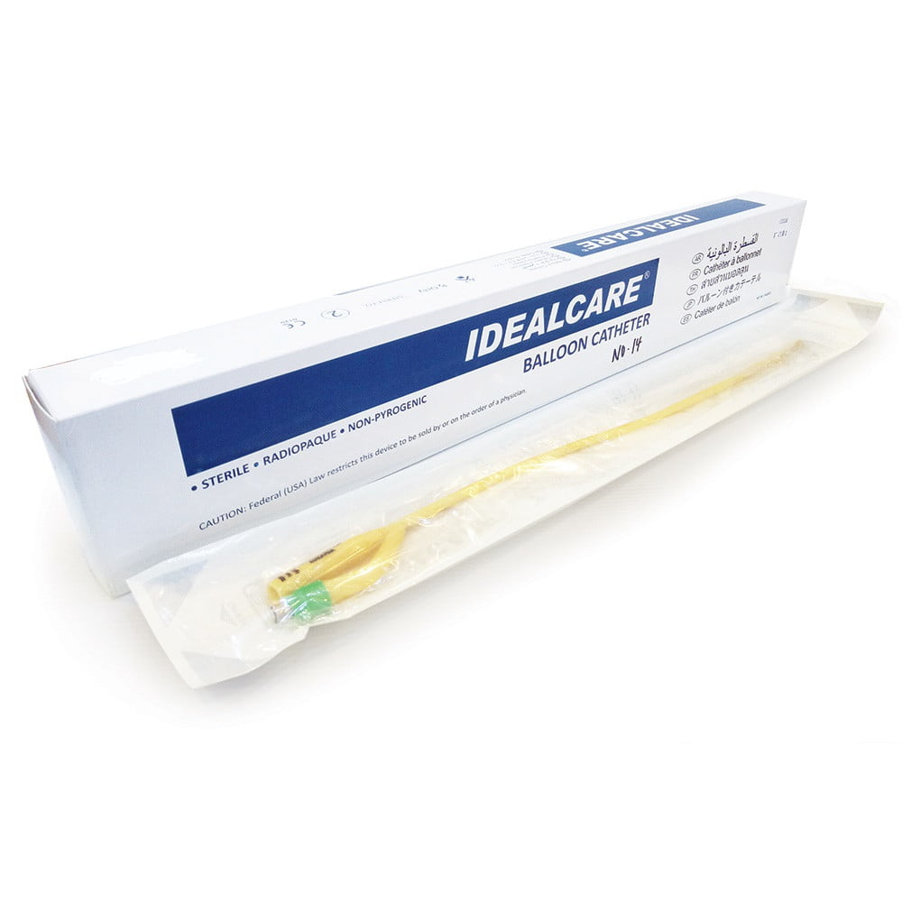 IDEALCARE FOLEY CATHETER SIZE 14 1'S