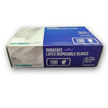 DURASAFE LATEX EXAMINATION GLOVES POWDER FREE (M)