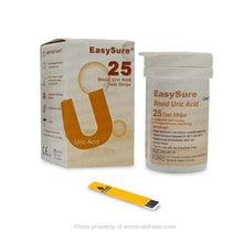 EASYSURE URIC ACID STRIP 2X25'S FOC 10'S