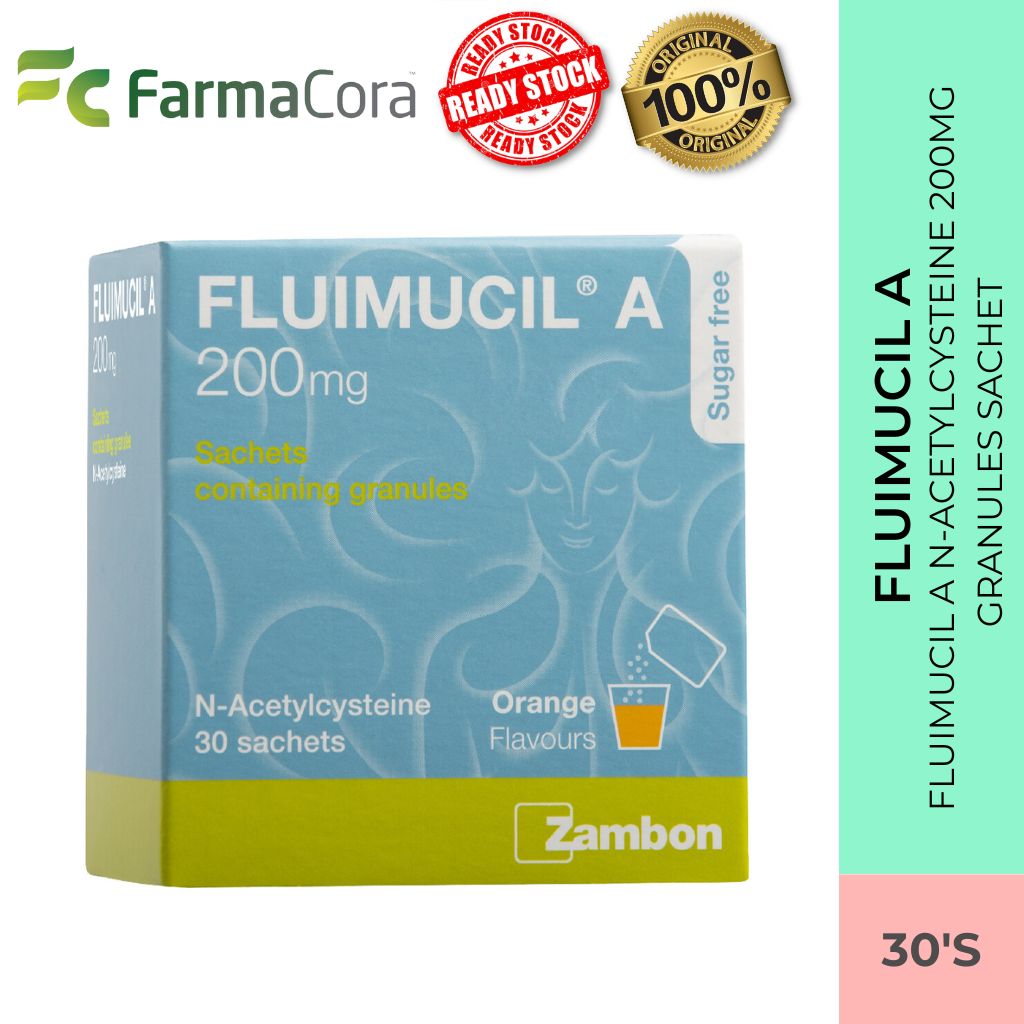 FLUIMUCIL A-200 GRANULES 2'S (2'SX15/BOX)