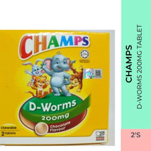 CHAMPS D-WORMS TAB 2'S