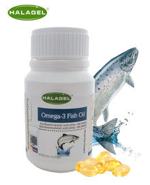 HALAGEL OMEGA-3 FISH OIL 500MG 60'S