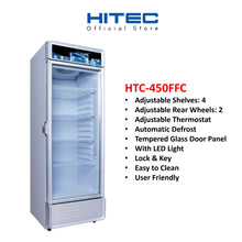 HITEC DISPLAY CHILLER 400L HTC-450FFC