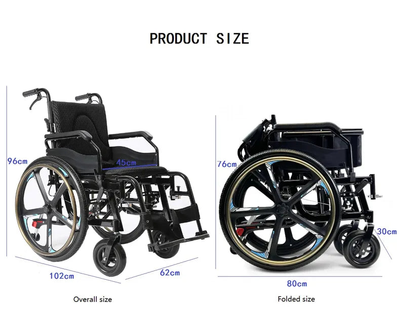 ALBAEK WHEELCHAIR TAYAR BESAR GOLD