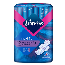 LIBRESSE MAXI NIGHT 32CM 12'S WINGS