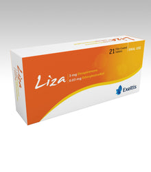 EURODRUG LIZA 3MG/0.03MG FILM COATED TAB 21'S