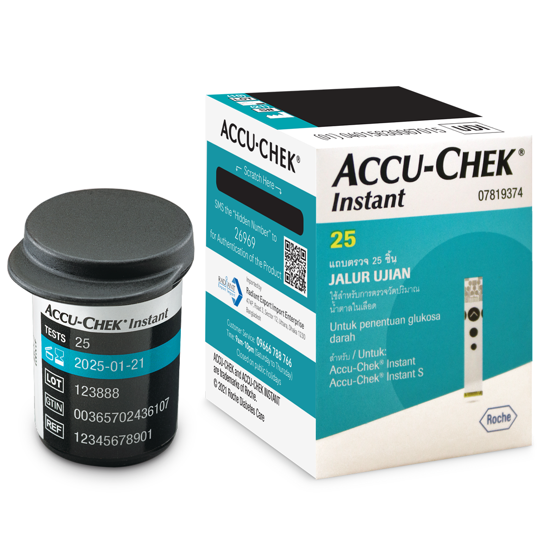 ACCU-CHEK INSTANT STRIPS 25'S