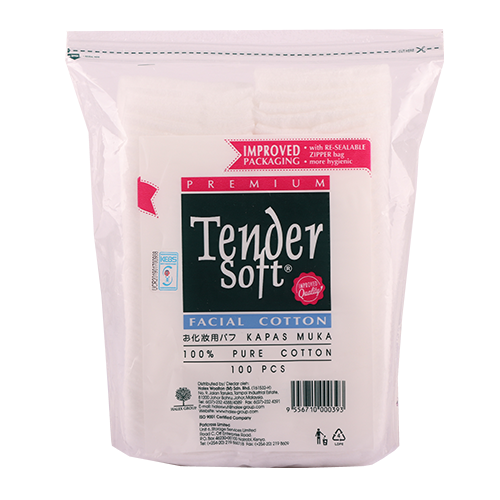 TENDER SOFT FACIAL COTTON 100'S