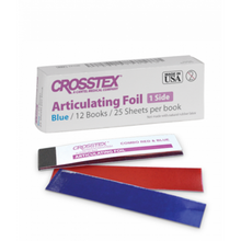 CROSSTEX ARTICULATING PAPER COMBO BLUE-RED 12X12 SHEETS
