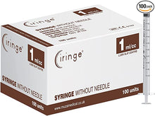 CIRINGE SYRINGE 1ML/CC LUER SLIP CENTRE