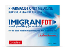IMIGRAN FDT 50MG TAB 2'S
