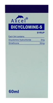 AXCEL DICYCLOMINE-S SYRUP 60ML