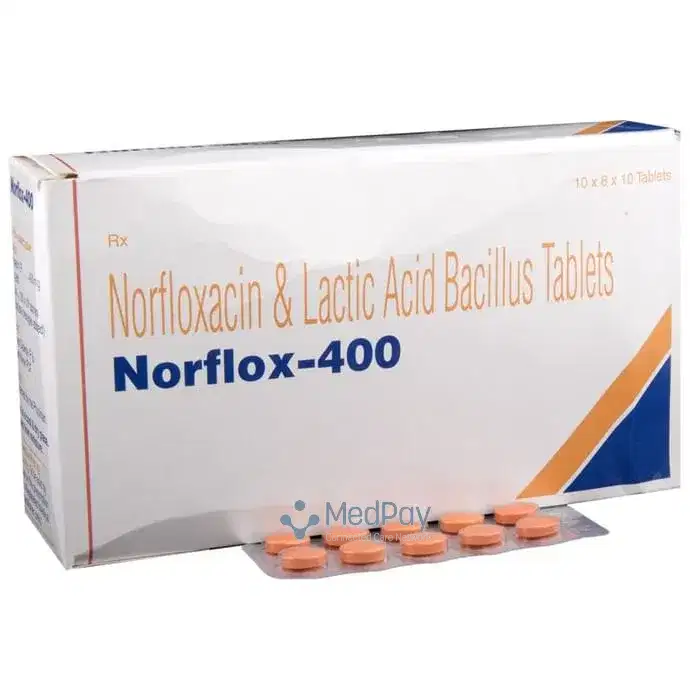 NORFOX 400MG TAB 10'S (10X10'S)