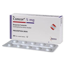 CONCOR 5MG TAB 10'S (10X10'S)