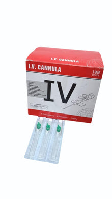 LA-MED I.V. CANNULA 18G GREEN