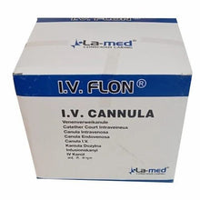 LA-MED I.V. CANNULA 22G BLUE