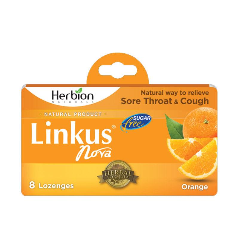 LINKUS NOVA LOZENGES SUGAR FREE (ORANGE) 18'S