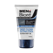 MENS BIORE DOUBLE SCRUB EXTRA COOL 100G