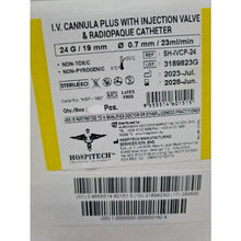 IDEALCARE I.V. CANNULA 24G YELLOW