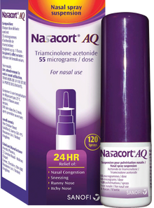 NASACORT AQ NASAL SPRAY 120D