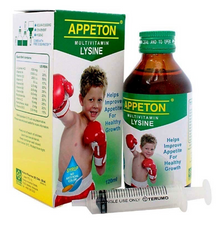 APPETON MULTIVITAMIN LYSINE SYRUP 120ML