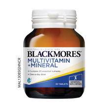 BLACKMORES MULTIVITAMINS + MINERALS 30'S